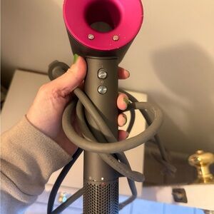 Dyson Hair Dryer - Fuchsia and Charcoal